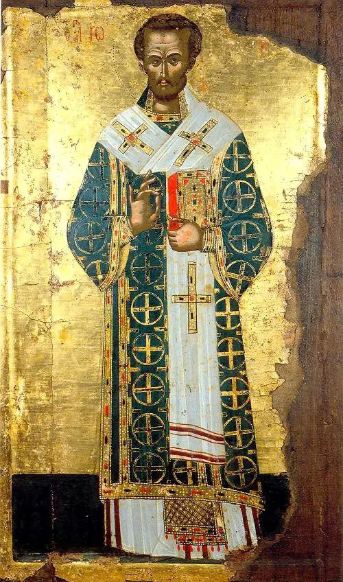 Άγιος Ιωάννης ο Χρυσόστομος. Χριστός Γεννάται.